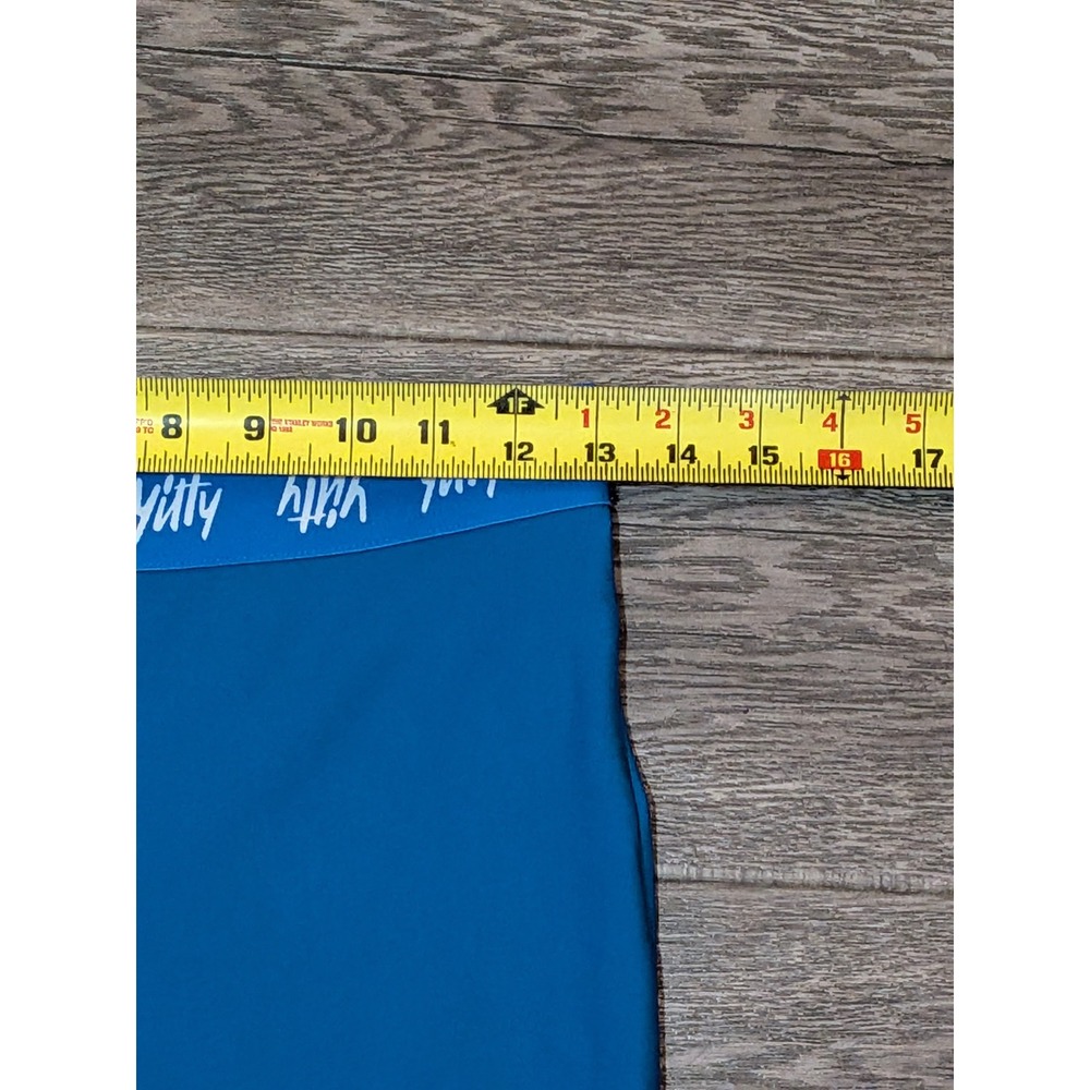 Yitty by Lizzo Women Blue High Waisted Logo Waistband Leggings Size M LG2250592 - Picture 5 of 8